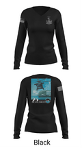 HSC 25 65126261 Women's Long Sleeve V-neck Shirt - 35