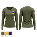 51st BCT Women's Long Sleeve V-neck Shirt - 1
