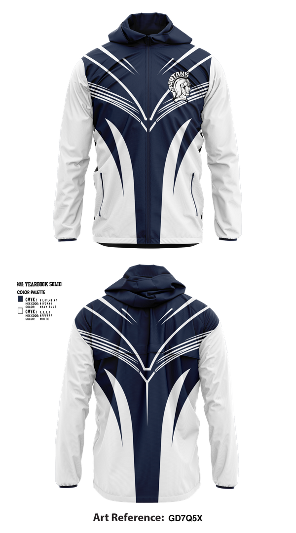 Windbreaker, Milford Spartans Boys Soccer, Men's Soccer, Teamtime, Team time, sublimation, custom sports apparel, team uniforms, spirit wear, spiritwear, sports uniforms, custom shirts, team store, custom team store, fundraiser sports, apparel fundraiser