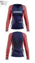 AJKarateAJKarate 7020384 Women's Long Sleeve V-neck Shirt - 1 (1)