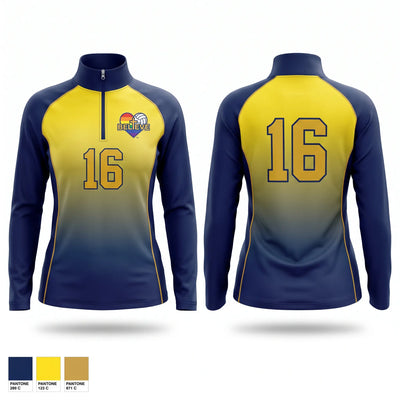 Believe Volleyball Club Quarter Zip Jacket - 1