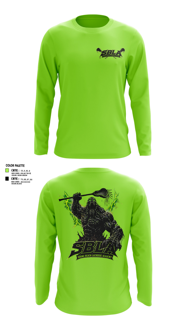 Long Sleeve Performance Shirt, Sound Beach Lacrosse Academy, Men's Lacrosse, Teamtime, Team time, sublimation, custom sports apparel, team uniforms, spirit wear, spiritwear, sports uniforms, custom shirts, team store, custom team store, fundraiser sports, apparel fundraiser