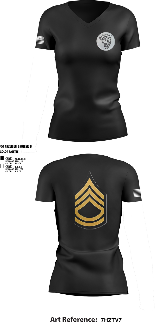 Womens Short Sleeve Vneck Shirt, 2225th MRBC, , Teamtime, Team time, sublimation, custom sports apparel, team uniforms, spirit wear, spiritwear, sports uniforms, custom shirts, team store, custom team store, fundraiser sports, apparel fundraiser