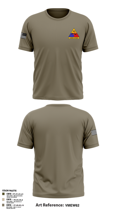 49th Armored 63475164 Short Sleeve Performance Shirt - 3