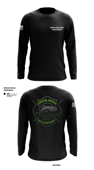 Long Sleeve Performance Shirt, Green River Fire Department, Fire Department, Teamtime, Team time, sublimation, custom sports apparel, team uniforms, spirit wear, spiritwear, sports uniforms, custom shirts, team store, custom team store, fundraiser sports, apparel fundraiser