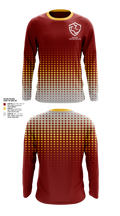 Iron Spikes Track and Field Club 9344658 Long Sleeve Performance Shirt 1