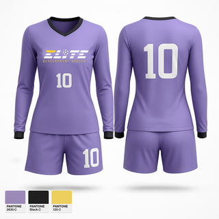 Womens Long Sleeve Vneck Shirt, Elite Development Soccer, Women's Soccer, Teamtime, Team time, sublimation, custom sports apparel, team uniforms, spirit wear, spiritwear, sports uniforms, custom shirts, team store, custom team store, fundraiser sports, apparel fundraiser