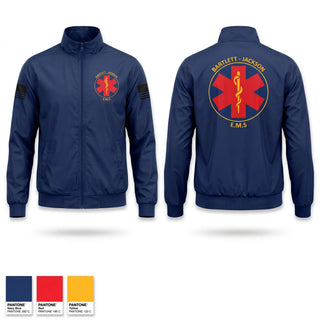 Windbreaker, Bartlett Jackson EMS, EMS/EMT, Teamtime, Team time, sublimation, custom sports apparel, team uniforms, spirit wear, spiritwear, sports uniforms, custom shirts, team store, custom team store, fundraiser sports, apparel fundraiser