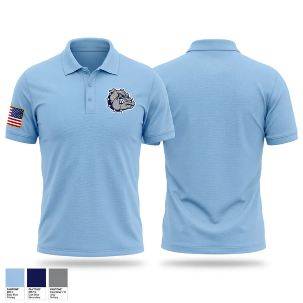 Short Sleeve Performance Polo, Centennial Bulldogs, Marines, Teamtime, Team time, sublimation, custom sports apparel, team uniforms, spirit wear, spiritwear, sports uniforms, custom shirts, team store, custom team store, fundraiser sports, apparel fundraiser