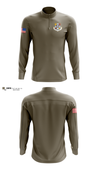 Quarter Zip Jacket, MDWG Group 1, Air Force, Teamtime, Team time, sublimation, custom sports apparel, team uniforms, spirit wear, spiritwear, sports uniforms, custom shirts, team store, custom team store, fundraiser sports, apparel fundraiser