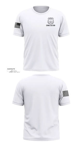 Old School Cotton Feel Shirt, 5th PCT Crime Section, , Teamtime, Team time, sublimation, custom sports apparel, team uniforms, spirit wear, spiritwear, sports uniforms, custom shirts, team store, custom team store, fundraiser sports, apparel fundraiser