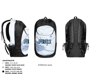 Gear Bag, Flux, Track & Field, Teamtime, Team time, sublimation, custom sports apparel, team uniforms, spirit wear, spiritwear, sports uniforms, custom shirts, team store, custom team store, fundraiser sports, apparel fundraiser