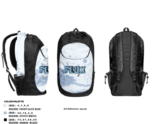 Gear Bag, Flux, Track & Field, Teamtime, Team time, sublimation, custom sports apparel, team uniforms, spirit wear, spiritwear, sports uniforms, custom shirts, team store, custom team store, fundraiser sports, apparel fundraiser