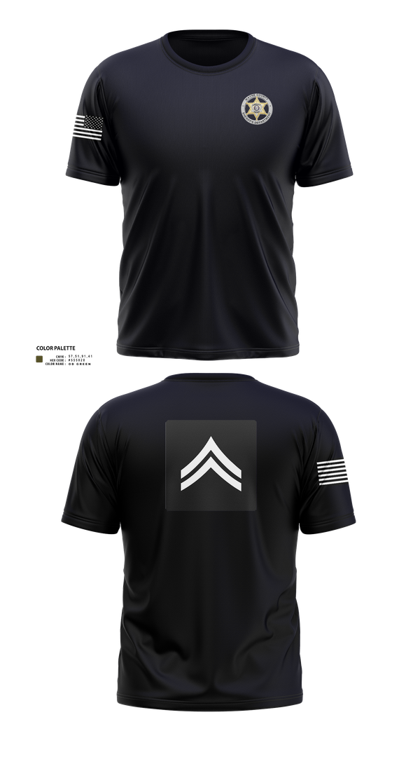 Old School Cotton Feel Shirt, Wayne County Sheriff’s Department, Police, Teamtime, Team time, sublimation, custom sports apparel, team uniforms, spirit wear, spiritwear, sports uniforms, custom shirts, team store, custom team store, fundraiser sports, apparel fundraiser