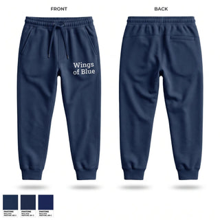 Sweatpants, Wings of Blue, Air Force, Teamtime, Team time, sublimation, custom sports apparel, team uniforms, spirit wear, spiritwear, sports uniforms, custom shirts, team store, custom team store, fundraiser sports, apparel fundraiser