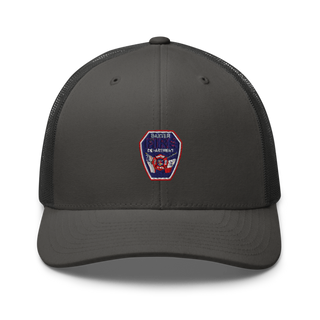 Baxter Fire Department Retro Trucker Hat | Yupoong 6606