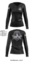 PRIMETIME 79081947 Women's Long Sleeve V-neck Shirt - 3
