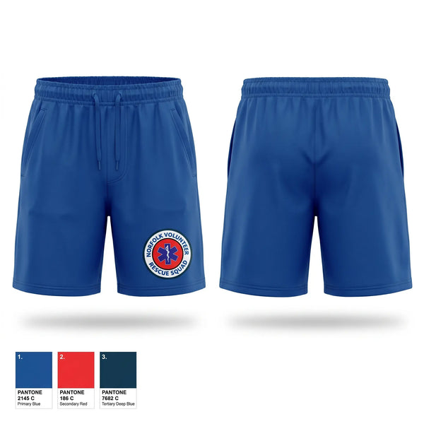 Athletic Shorts With Pockets, Norfolk Volunteer Rescue Squad, EMS/EMT, Teamtime, Team time, sublimation, custom sports apparel, team uniforms, spirit wear, spiritwear, sports uniforms, custom shirts, team store, custom team store, fundraiser sports, apparel fundraiser