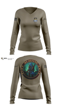 24TH MDSB Women's Long Sleeve V-neck Shirt - 15