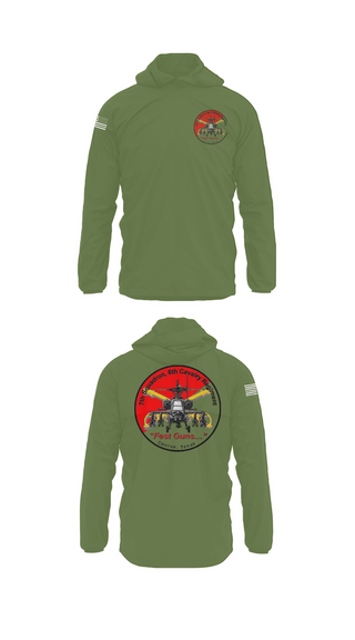 Windbreaker, 7th Squadron, Sixth Cavalry Regiment, , Teamtime, Team time, sublimation, custom sports apparel, team uniforms, spirit wear, spiritwear, sports uniforms, custom shirts, team store, custom team store, fundraiser sports, apparel fundraiser