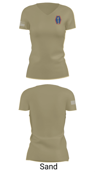 Womens Short Sleeve Vneck Shirt, 100th BN 442nd IN, , Teamtime, Team time, sublimation, custom sports apparel, team uniforms, spirit wear, spiritwear, sports uniforms, custom shirts, team store, custom team store, fundraiser sports, apparel fundraiser