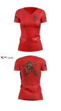 Odessa Fire Department 71210450 Women's Short Sleeve V-neck Shirt - 11