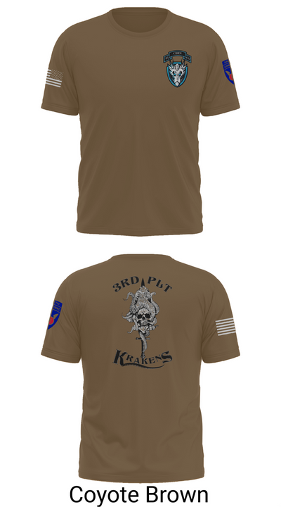 95th cbrn 3rd plt Short Sleeve Performance Shirt - 16