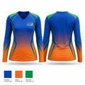 BBBX Women's Long Sleeve V-neck Shirt - 1