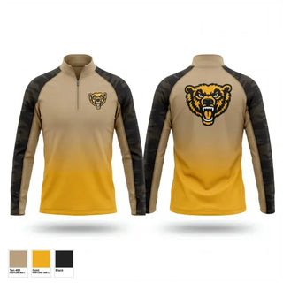 Quarter Zip Jacket, Canton Bears, Men's Lacrosse, Teamtime, Team time, sublimation, custom sports apparel, team uniforms, spirit wear, spiritwear, sports uniforms, custom shirts, team store, custom team store, fundraiser sports, apparel fundraiser