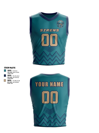 Womens Basketball Jersey, Siren's Academy, Women's Basketball, Teamtime, Team time, sublimation, custom sports apparel, team uniforms, spirit wear, spiritwear, sports uniforms, custom shirts, team store, custom team store, fundraiser sports, apparel fundraiser