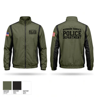 Windbreaker, Woodson Terrace Police Department, Police, Teamtime, Team time, sublimation, custom sports apparel, team uniforms, spirit wear, spiritwear, sports uniforms, custom shirts, team store, custom team store, fundraiser sports, apparel fundraiser