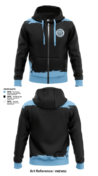 Derby City FC 12420968 Zip Hoodie - 1