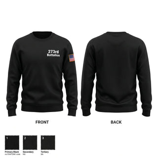 Crew Neck Sweatshirt, 273rd Battalion, National Guard, Teamtime, Team time, sublimation, custom sports apparel, team uniforms, spirit wear, spiritwear, sports uniforms, custom shirts, team store, custom team store, fundraiser sports, apparel fundraiser