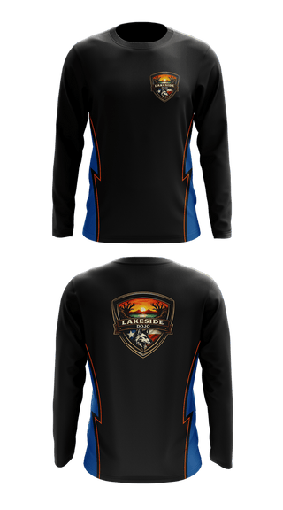 Long Sleeve Rash Guard Shirt, Lakeside Dojo, , Teamtime, Team time, sublimation, custom sports apparel, team uniforms, spirit wear, spiritwear, sports uniforms, custom shirts, team store, custom team store, fundraiser sports, apparel fundraiser