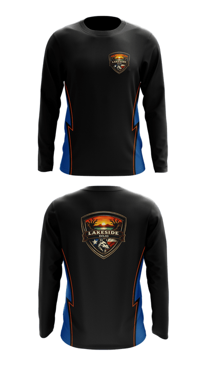 Lakeside Dojo 83865494 Long Sleeve Rash Guard Shirt - 2