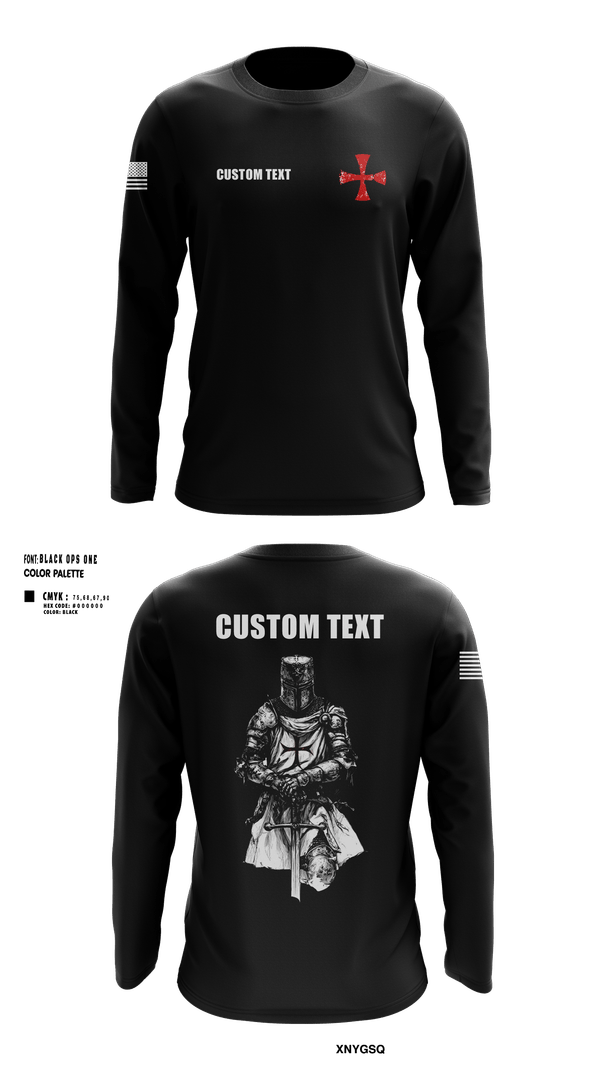 Long Sleeve Performance Shirt, Templars, Army, Teamtime, Team time, sublimation, custom sports apparel, team uniforms, spirit wear, spiritwear, sports uniforms, custom shirts, team store, custom team store, fundraiser sports, apparel fundraiser