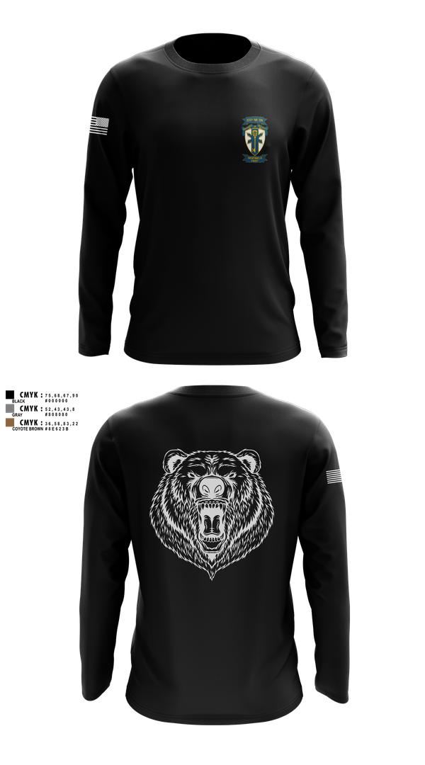 Long Sleeve Performance Shirt, HQ, 309TH MI BN, , Teamtime, Team time, sublimation, custom sports apparel, team uniforms, spirit wear, spiritwear, sports uniforms, custom shirts, team store, custom team store, fundraiser sports, apparel fundraiser