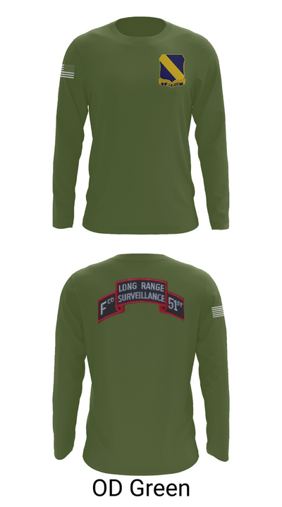 Fco 51st infantry LRSU 81538423 Long Sleeve Performance Shirt 46