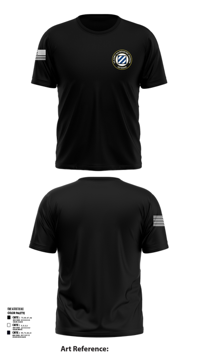 3rd Infantry Division 78750941 Short Sleeve Performance Shirt - 101
