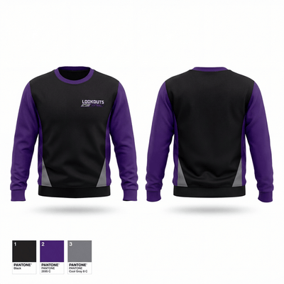 Oklahoma Lookouts 15366003 Crew Neck Sweatshirt - 1