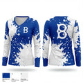 Hamilton Bulldogs 44501778 Women's Long Sleeve V-neck Shirt - 1