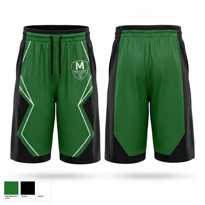Morgan County Mustang 74922466 Mens Reversible Basketball Shorts - 1