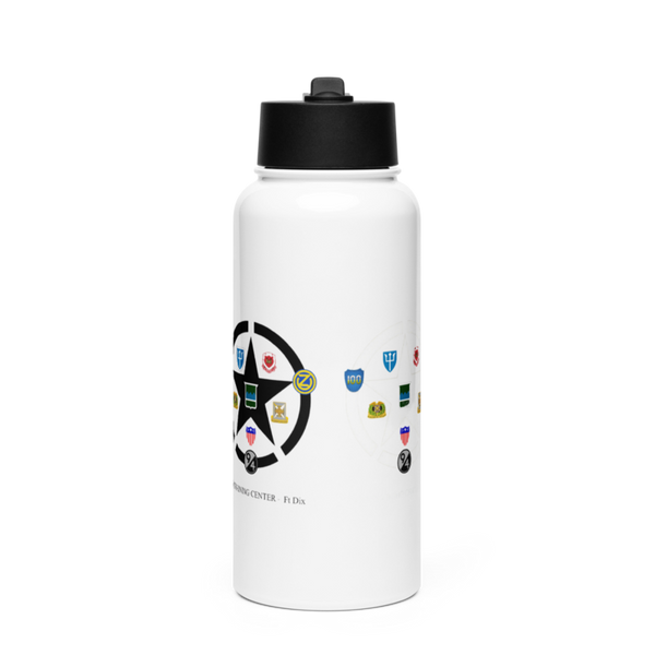 80th TC, TTC-Dix 36888553 Stainless Steel Water Bottle with a Straw Lid