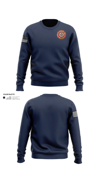 Crew Neck Sweatshirt, Cherrydale Volunteer Fire Department, , Teamtime, Team time, sublimation, custom sports apparel, team uniforms, spirit wear, spiritwear, sports uniforms, custom shirts, team store, custom team store, fundraiser sports, apparel fundraiser