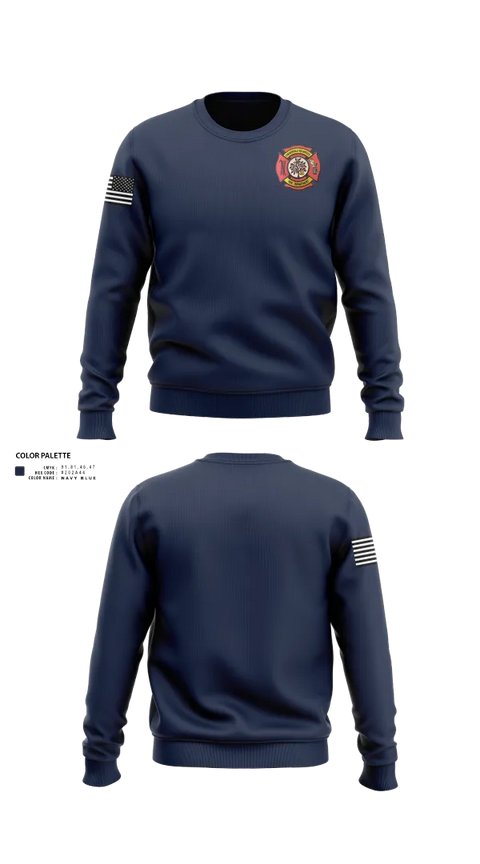 Crew Neck Sweatshirt, Cherrydale Volunteer Fire Department, , Teamtime, Team time, sublimation, custom sports apparel, team uniforms, spirit wear, spiritwear, sports uniforms, custom shirts, team store, custom team store, fundraiser sports, apparel fundraiser