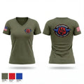 K-9 Guardian Police Dog Services 15758941 Women's Short Sleeve V-neck Shirt - 1