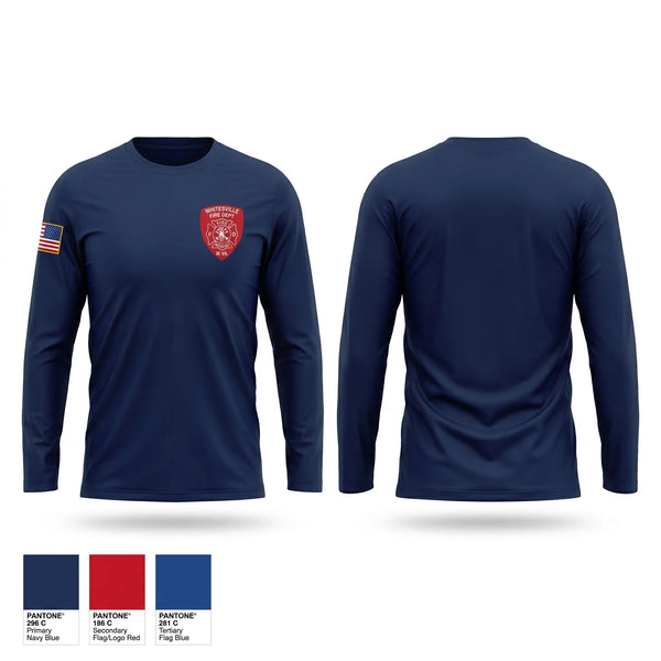 Long Sleeve Performance Shirt, Whitesville Fire Department, Fire Department, Teamtime, Team time, sublimation, custom sports apparel, team uniforms, spirit wear, spiritwear, sports uniforms, custom shirts, team store, custom team store, fundraiser sports, apparel fundraiser
