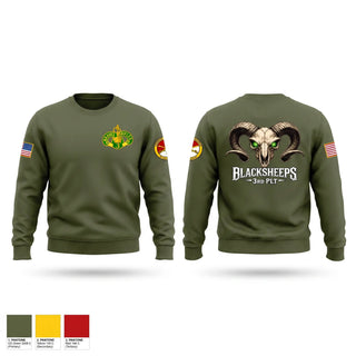 Crew Neck Sweatshirt, L TRP, 3/3CR, Army, Teamtime, Team time, sublimation, custom sports apparel, team uniforms, spirit wear, spiritwear, sports uniforms, custom shirts, team store, custom team store, fundraiser sports, apparel fundraiser