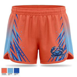 Womens Shorts, Back bay blue crabs, Baseball, Teamtime, Team time, sublimation, custom sports apparel, team uniforms, spirit wear, spiritwear, sports uniforms, custom shirts, team store, custom team store, fundraiser sports, apparel fundraiser