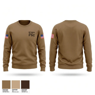 Crew Neck Sweatshirt, 578th FSC, Army, Teamtime, Team time, sublimation, custom sports apparel, team uniforms, spirit wear, spiritwear, sports uniforms, custom shirts, team store, custom team store, fundraiser sports, apparel fundraiser